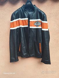 Giubbotto cuoio HD e casco HD originale USA