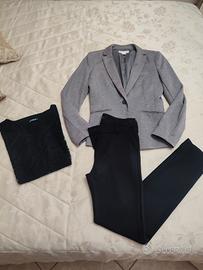 set elegante donna giacca e pantalone S 