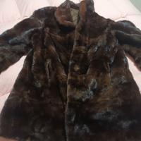 Pelliccia visone donna marrone scuro
