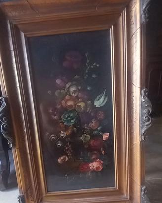Dipinto ad olio "Fiori" - Maria