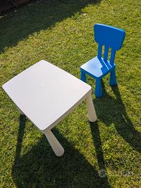 tavolo Ikea bambini con sedia