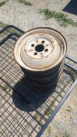 CERCHI D'EPOCA DA 10 E DA 12 PER FIAT 600 500 