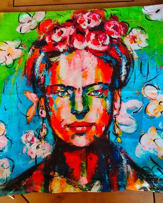 cuscino 50x50cm raffigurante Frida Kahlo