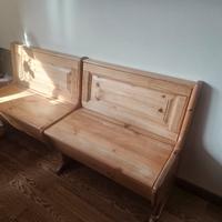 panca con ampi  contenitori  157 per 50 