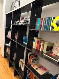 Biblioteca color wenge da smontare 275x210x30