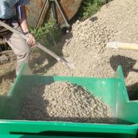 Carriola per carico inerti cingolata unimec