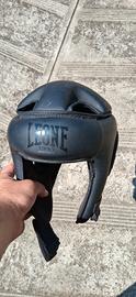 Casco arti marziali Leone Black edition 2.0