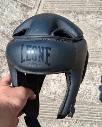Casco arti marziali Leone Black edition 2.0