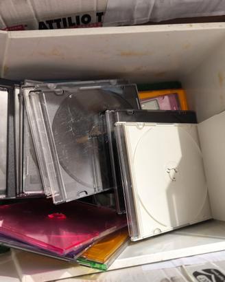 Custodie cd dvd slim colorate