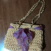 borsa in cotone intrecciato