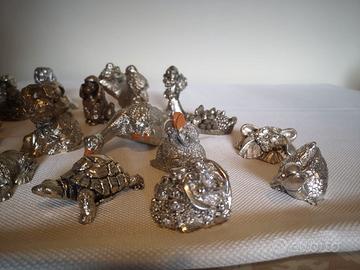 numero 18 pezzi in ARGENTO made in italy
