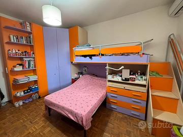 Camera da letto 2 bambini cameretta a soppalco