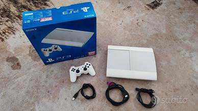 PS3 PLAYSTATION 3 SUPERSLIM BIANCA 1000 Gb SCATOLA