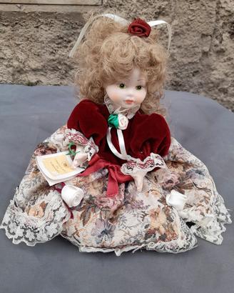 Bambola Capodimonte in bisquit di porcellana