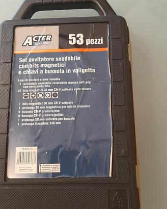 Set.  avvitatore snodabile n. 53 pezzi