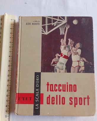 Taccuino dello sport libro vintage 1969
