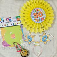 SET GADGET COMPLEANNO 50 ANNI