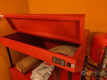 Stufa a pellet completa di impianto