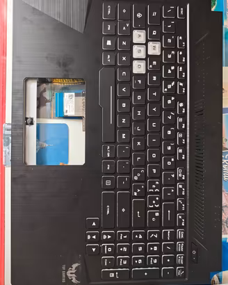 Top Case per asus tuf Gaming FX505D con Tastiera i