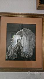Quadro papirografia originale intitolata LEGGI