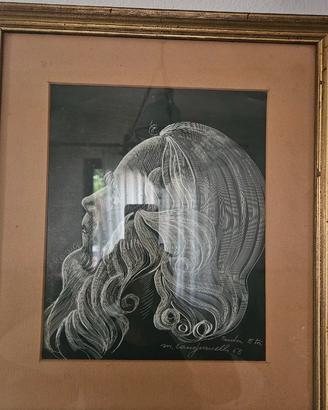 Quadro papirografia originale intitolata LEGGI
