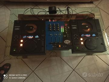 consolle Pioneer professionale completa di mixer