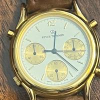 Orologio Revue Thommen placcato oro