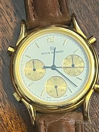 Orologio Revue Thommen placcato oro