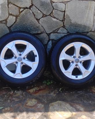 Cerchi AUDI Q3 17 + gomme invernali CONTINENTAL