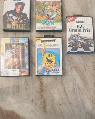 Lotto 5 giochi Sega Master System Originali 
