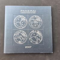 Libro catalogo Panerai laboratorio di idee 2007
