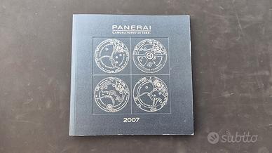 Libro catalogo Panerai laboratorio di idee 2007