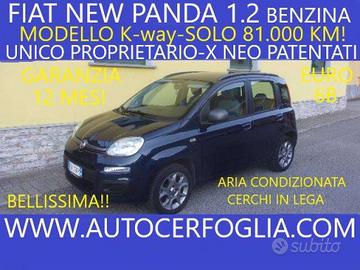 FIAT Panda III 2012 1.2 K-way 69cv-SOLO 81.000 k