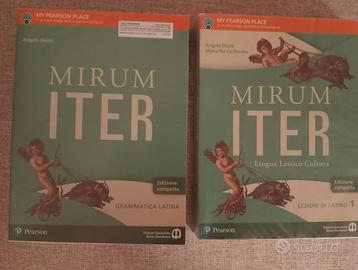 Libro "Mirum Iter" 1 + libro di grammatica