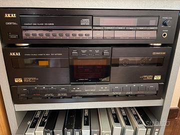 Casssette deck  cd akai