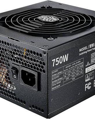 Alimentatore cooler master mwe 750w 80 gold