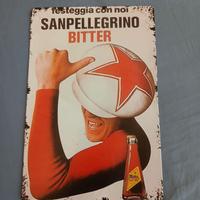 Insegna retrò San Pellegrino Bitter