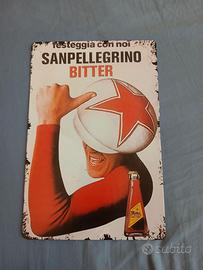 Insegna retrò San Pellegrino Bitter