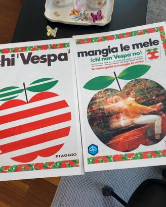 3 Pubblicità Da Collezione Tematica Vespa Piaggio 