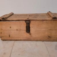 cassetta in legno porta munizioni 