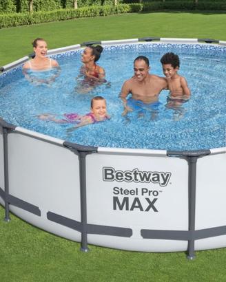 Piscina da esterno BESTWAY STEEL PRO