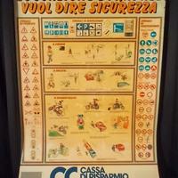 manifesto scuola guida vintage