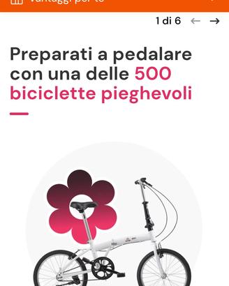 Bicicletta pieghevole Giro d'Italia Conad 
