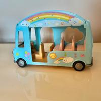 Sylvanian nursery bus arcobaleno