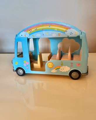Sylvanian nursery bus arcobaleno