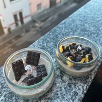 Candele cioccolato e popcorn al burro