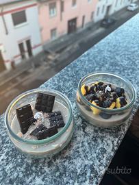 Candele cioccolato e popcorn al burro