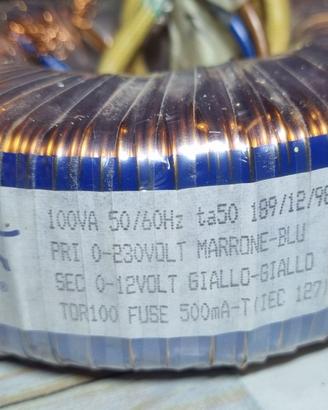 trasformatore toroidale 100 VA
