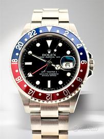 Rolex
GMT Master 2 – pepsi rectangular dial