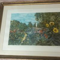 Michele cascella quadro litografia